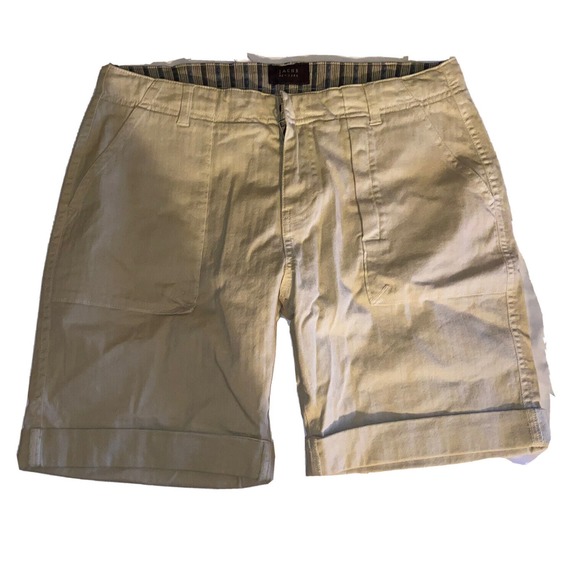 Jachs New York Light Brown Beige‎ Drawstring Chino Shorts 32 - Picture 1 of 7